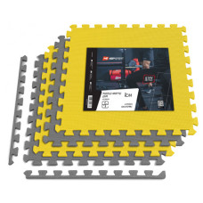 Мат-пазл Hop-Sport HS-A010PM-4 EVA 1cm 4 части yellow-gray